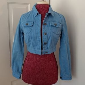 Forever 21 light blue denim jacket size S